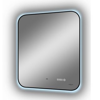 Зеркало Reflexion Black View RF4002BV с фоновой подсветкой бесконтактным сенсором черной окантовкой 60х70